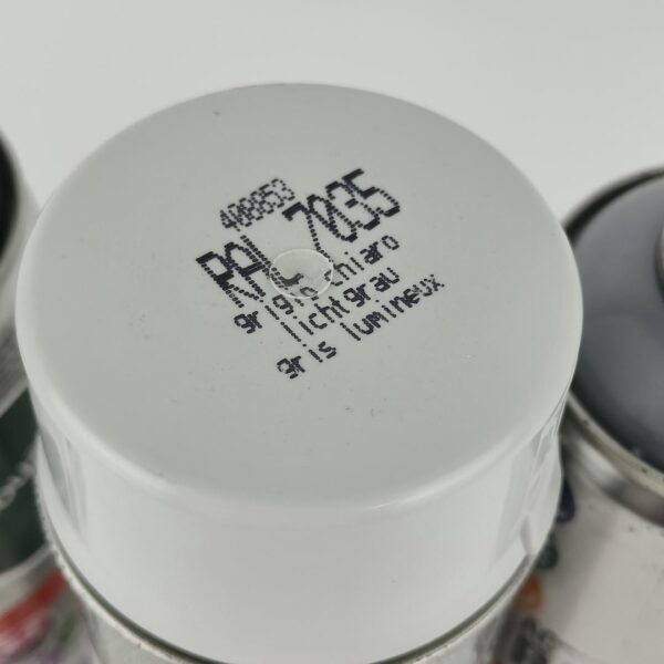 4 Latas de Spray Pintura 400ml (Branco Cinza Preto)