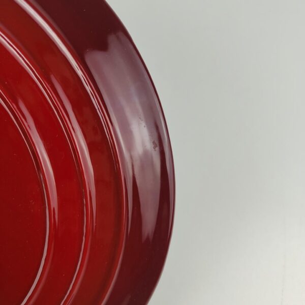 Caçarola 5.7L em Ferro Fundido Esmaltado Dutch Oven Uno Casa Vermelha com Tampa Apta para Todo o tipo fogões e fornos