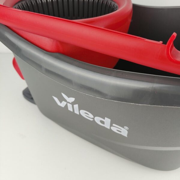 Balde e Esfregona Vileda Turbo com Pedal e Cabeça de Microfibra - Cabo 85-123 cm