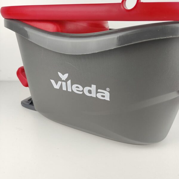 Balde e Esfregona Vileda Turbo com Pedal e Cabeça de Microfibra - Cabo 85-123 cm