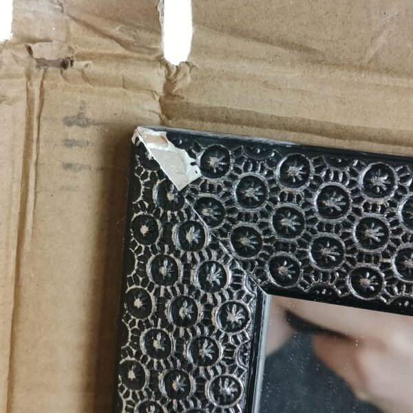 Espelho Retangular com tripé para (40x150x42 cm) Preto Hogar24 ES