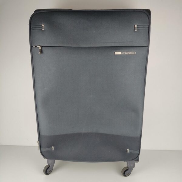 Mala de Viagem Samsonite Base Boost 78 cm 105 L com 4 Rodas e Cadeado TSA Ligeira e Ampliável - Negro