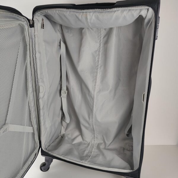 Mala de Viagem Samsonite Base Boost 78 cm 105 L com 4 Rodas e Cadeado TSA Ligeira e Ampliável - Negro