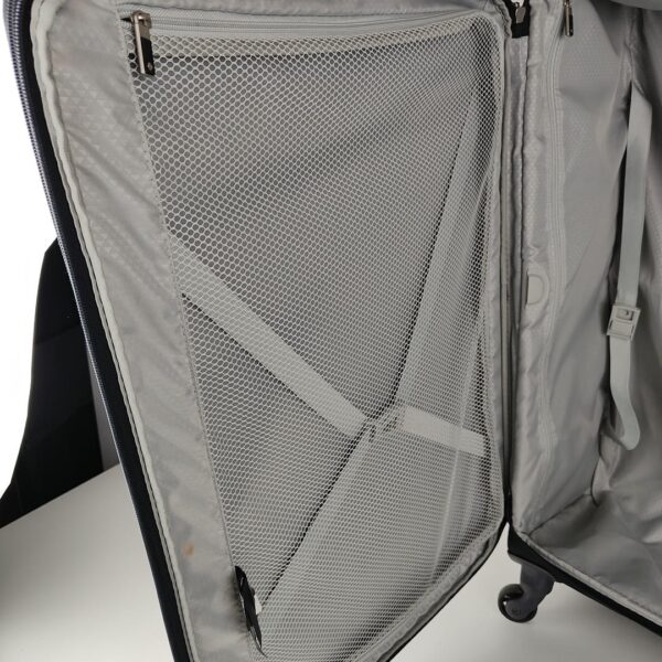 Mala de Viagem Samsonite Base Boost 78 cm 105 L com 4 Rodas e Cadeado TSA Ligeira e Ampliável - Negro