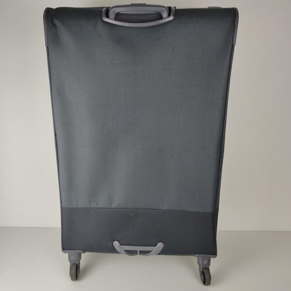 Mala de Viagem Samsonite Base Boost 78 cm 105 L com 4 Rodas e Cadeado TSA Ligeira e Ampliável - Negro