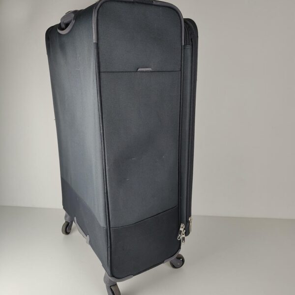 Mala de Viagem Samsonite Base Boost 78 cm 105 L com 4 Rodas e Cadeado TSA Ligeira e Ampliável - Negro