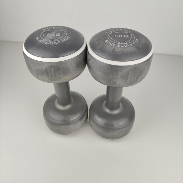 Halteres Body Sculpture Unissexo BW108-10 Cinzentos 2x5 KG