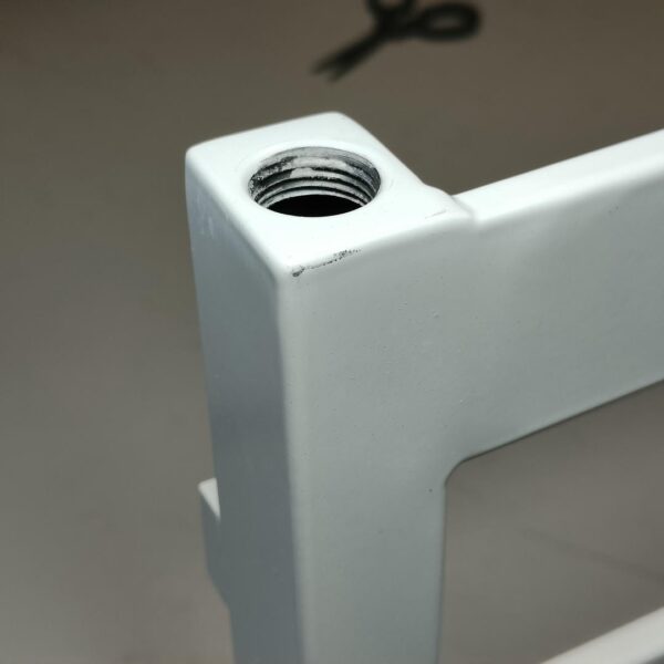 Radiador e Seca Toalhas 120x50 cm Branco para Circuito Água Quente