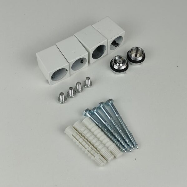 Radiador e Seca Toalhas 120x50 cm Branco para Circuito Água Quente