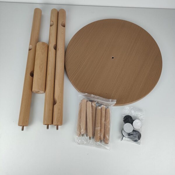 Cabide de pé em madeira com 8 Ganchos 172x38x38 cm para Entrada ou Quarto