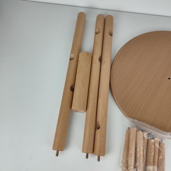 Cabide de pé em madeira com 8 Ganchos 172x38x38 cm para Entrada ou Quarto