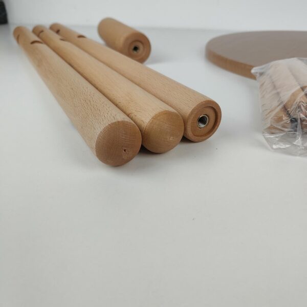 Cabide de pé em madeira com 8 Ganchos 172x38x38 cm para Entrada ou Quarto