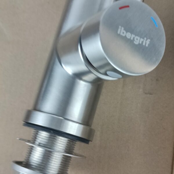 Torneira de Cozinha Extensivel Ibergrif Inox 304 3 Modos 360°