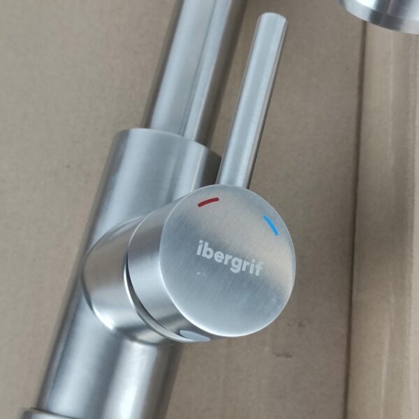 Torneira de Cozinha Extensivel Ibergrif Inox 304 3 Modos 360°