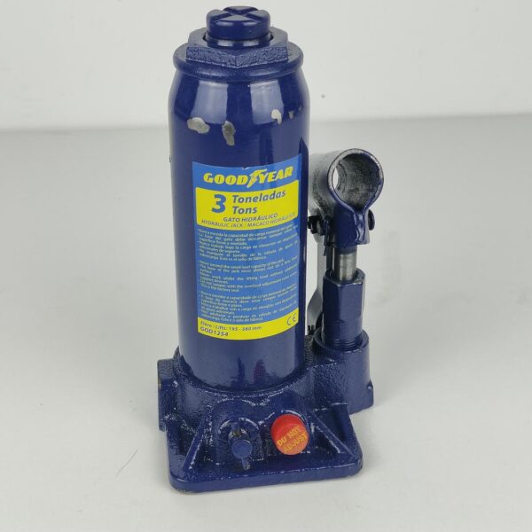 Macaco Hidraúlico de Garrafa 3 Toneladas Goodyear