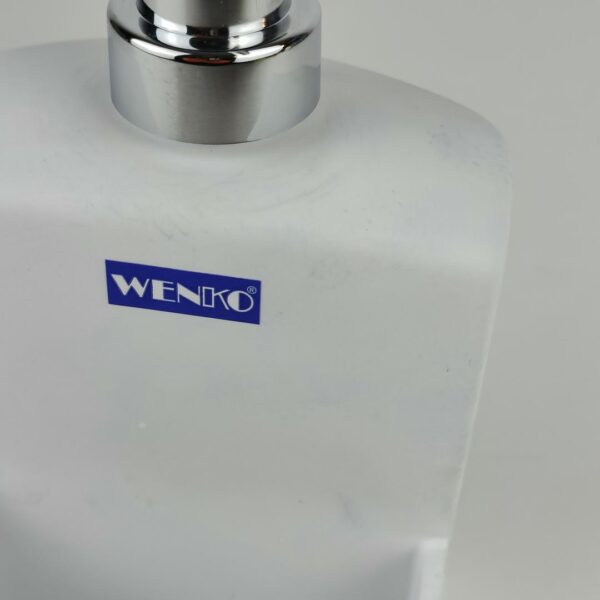 Dispensador de Detergente Wenko 380 ml True Colours Cerâmica Satinada Branco