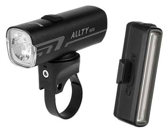 Conjunto Luzes LED Bicicleta Magicshine Allty 600 + Seemee 30 600lm + 30lm