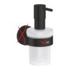 Dispensador de sabão GROHE Start 160ml preto mate