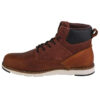 (48) Botas Levi's Modelo Jax Plus em Pele e Camurça para Homem - Castanho