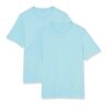 (S) T-Shirt de Manga Curta Azul 2 Unid.