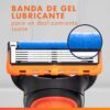 16 Recargas Gillette Fusion5 Pack - 5 Lâminas com Faixa Lubrificante e Aparador de Precisão