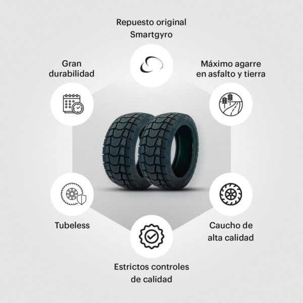 Pneus Trotinete Elétrica 10" SpeedWay / RockWay