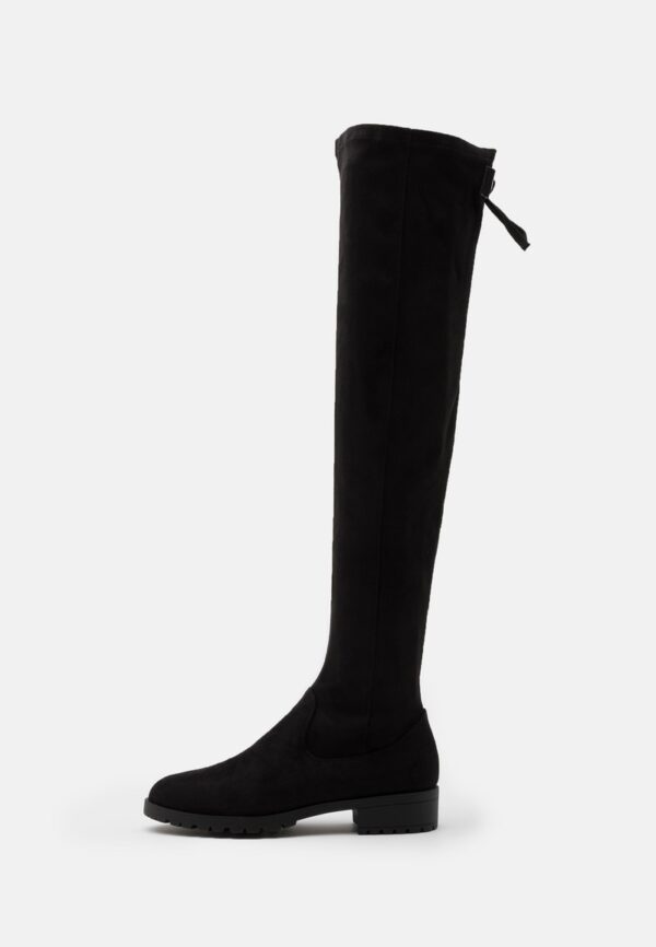 (40) Botas Anna Field acima do joelho mulher - Negro