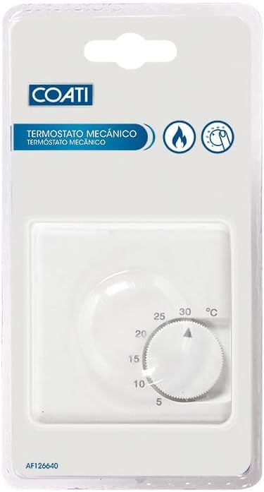 Termóstato mecânico para caldeira e aquecimento