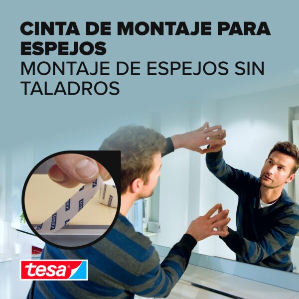 fad1561fads61fsd651fs5d165211132-1 2 Rolos Fita adesiva dupla face TESA Powerbond para WCs 5m x 19mm (NOVO)