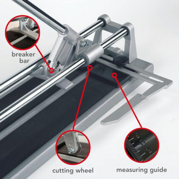 Cortador de Azulejos Manual 60 cm com Roda de Corte 22 mm Toolland