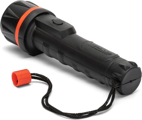 Lanterna LED em Borracha Velamp Resistente a Água/Golpes 2 Pilhas AA (NÃO INCLUÍDAS)
