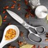 Tesoura de Cozinha Profissional 3 Claveles 20 cm - Aço Inoxidável Brilhante