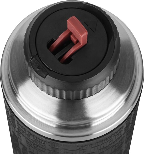 Termo Emsa Senator Sleeve 515711  0.5 L Aço Inoxidável/Silicone Prateado/Preto