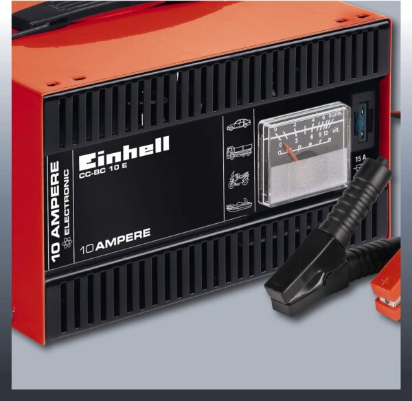 Carregador de Baterias Einhell CC-BC 10 e 12 V para Baterias 5-200 Ah