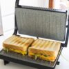 Tostadeira Cecotec RocknGrill 700 W Revestimento RockStone Asa Fria Aço Preto