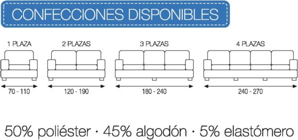Capa Sofá Elástico Martina Home 3 Lugares Laranja