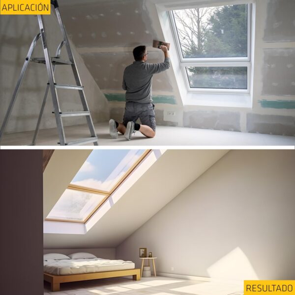 (7 Kg) Pasta de gesso SikaWall 326 Enchimento de Juntas de placas de gesso cartonado - Pronto a usar