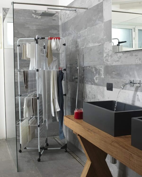 fifth_B08D3C6M3L_11_280226 Estendal Vertical Vileda Mixer 4 Inox 40 m 169x71x71 cm