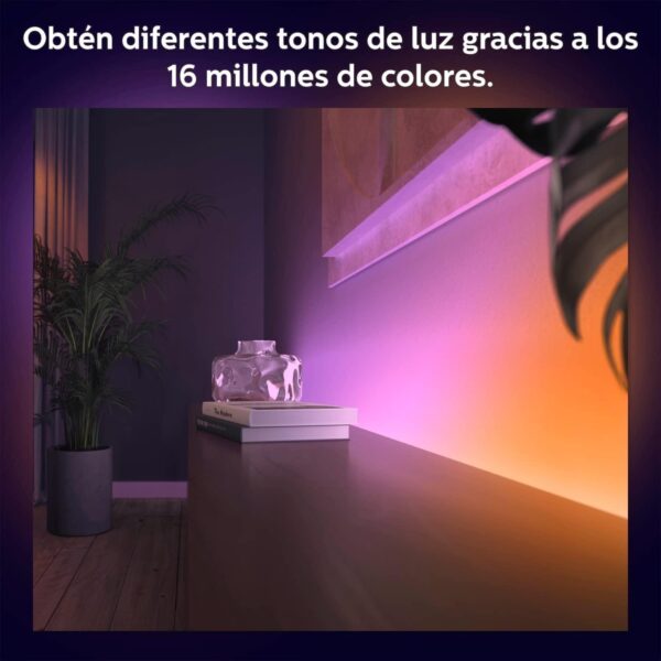 Fita LED Inteligente Philips Hue Gradient 2 m Luz Branca e de Cores Compatível com Alexa e Google Home