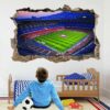 Autocolantes de Parede 3D Estádio Nou Camp Barcelona Futebol 50 x 70 cm