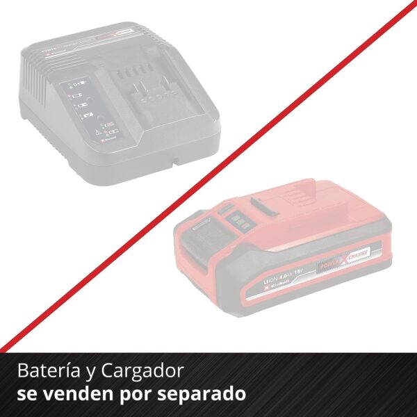 Aspirador de Pó a Bateria Einhell Sem Saco 0.6 L (BATERIA NÃO INCLUÍDA)