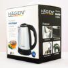 Chaleira Elétrica Hagen Inox Sem Fios 1,8 L HA5525-SIL Prata