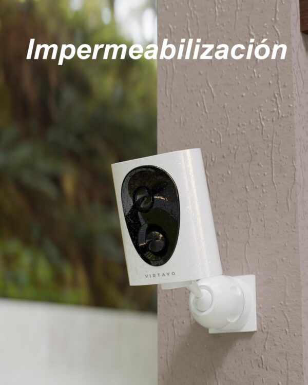 Câmara Vigilância Exterior WiFi Bateria 1080P FHD Visão Noturna