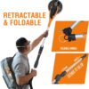 Lixadora girafa Dobrável com extensor 820 W (110 cm/165 cm) Velocidade Ajustável LED MAXXT