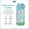 Garrafa Térmica 320ml Aço Inoxidável para Crianças ion8 Design Mariposas