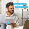 Interruptor de Persianas Inteligente WiFi MOES com Voz e Temporizador