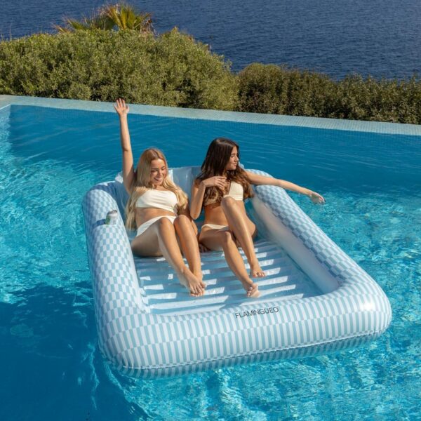 Colchão Insuflável Flamingueo para Piscina 205x140x38 cm
