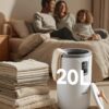 Aquecedor de Toalhas 20 L com Ecrã LED Desligar Automático VEVOR