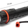 Lanterna LED em Borracha Velamp Resistente a Água/Golpes 2 Pilhas AA (NÃO INCLUÍDAS)