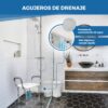Cadeira de Duche Mobiclinic Regulável Apoio Braços